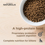 Kitten food with DHA and probiotics