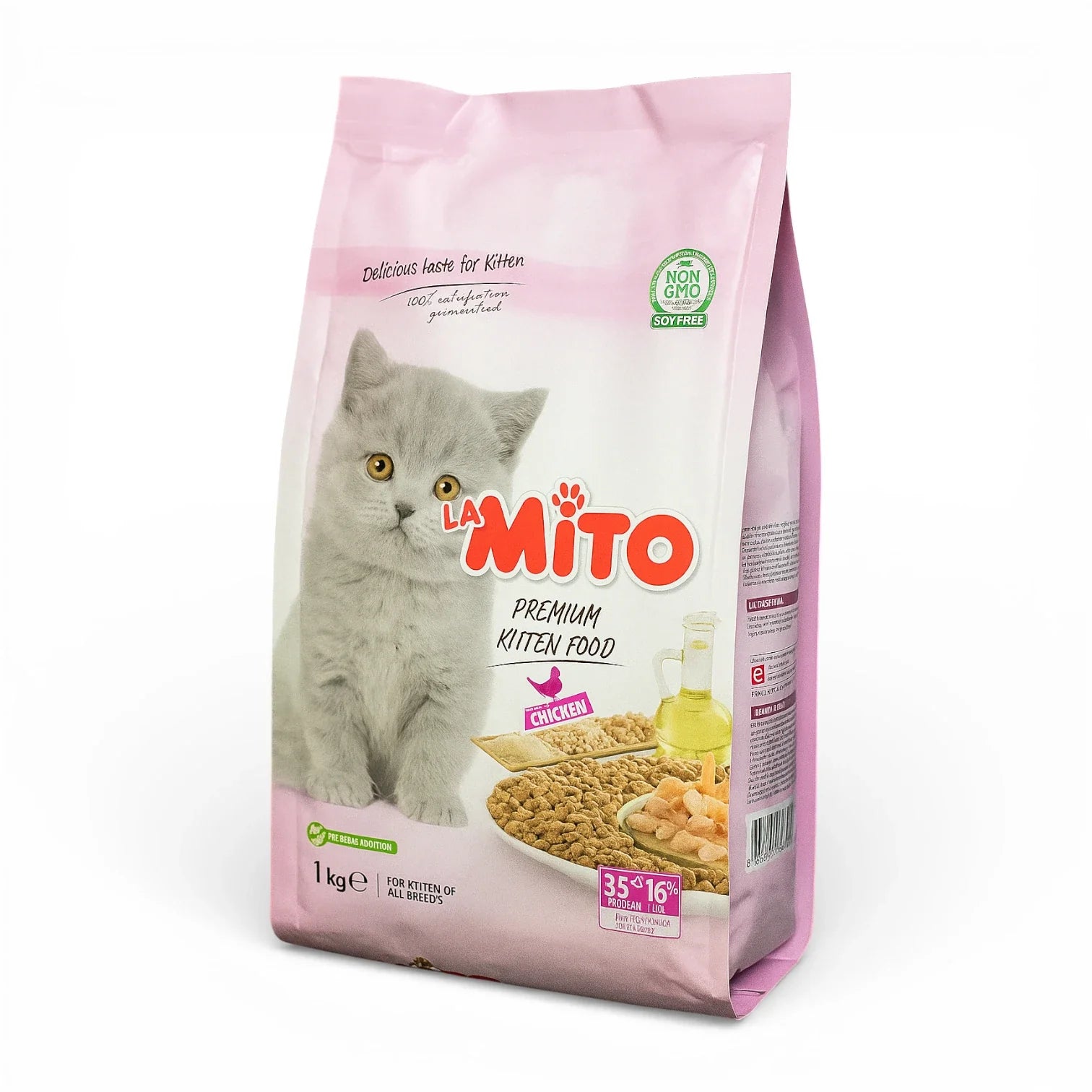 LA Mito Premium Kitten Food for Growing Kittens